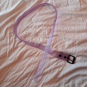 Purple plastic belt hot topic